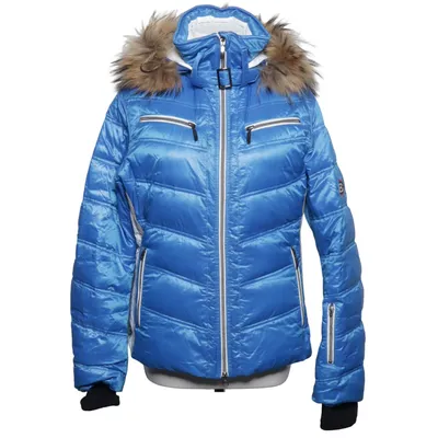 Ski jacket (Blue, White, Brown) from Emmegi Down, Feather, Nylon