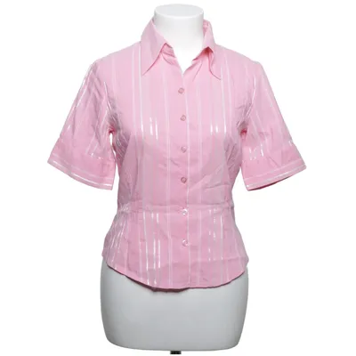 Kortärmad skjorta (Rosa, Silverfärgad) från Apart Bomull, Elastan, Polyamid, Polyester