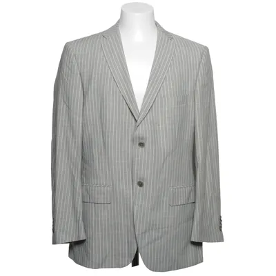Blazer (Gray, White) from Carl G Linen, Polyester, Viscose, Wool