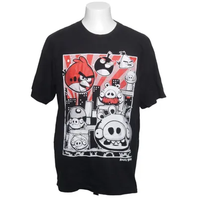 T-shirt (Svart, Röd, Vit) från Angry Birds Bomull