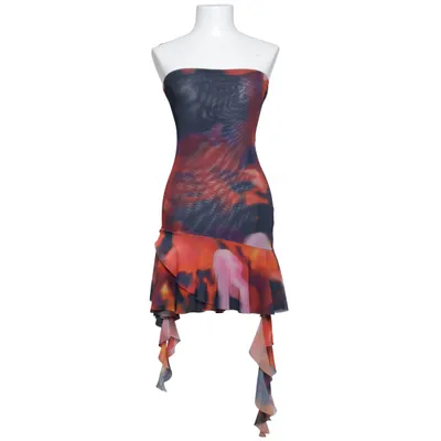 Jurk (Rood, Blauw, Meerkleurig) van Zara Polyester