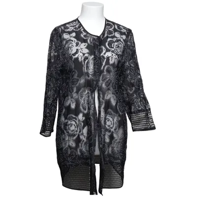 Kofta (Svart, Vit) från Alfani Polyester, Viskos