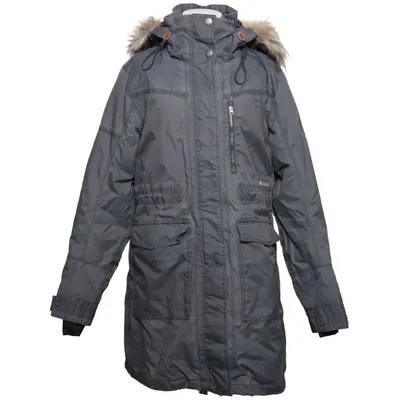 Parka (Gray) from Áhkká Outdoor Down, Polyamide, Polyester