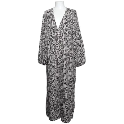 Maxi jurk (Zwart, Wit) van Lager 157 Polyester