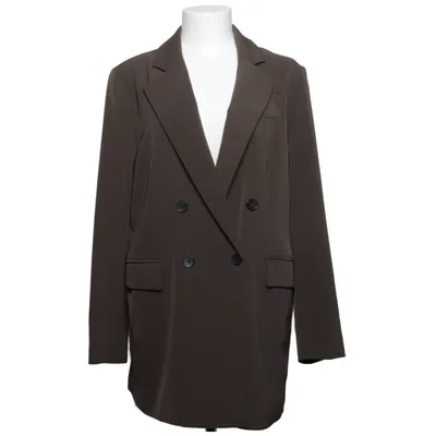 Blazer (Brown) from H&M Modern Classic Elastane, Polyester