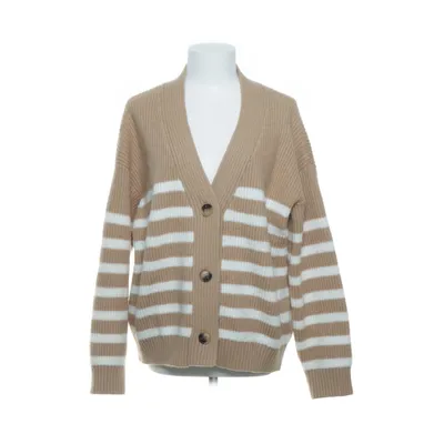 Cardigan (Beige, Wit) van In April 1986 Acryl, Polyamide, Polyester