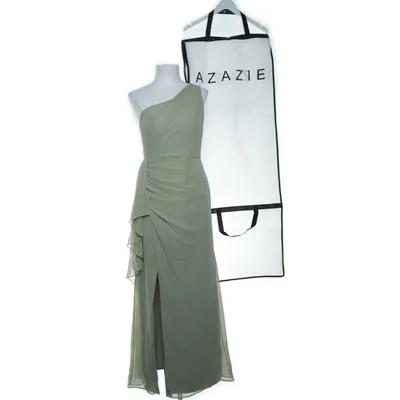 Aftonklänning (Grön) från Azazie Polyester