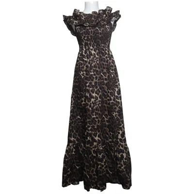 Robe longue (Marron, Noir) de My Jewellery Coton