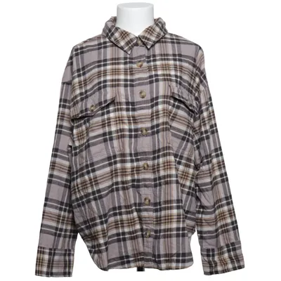 Flanellskjorta (Beige, Svart, Vit) från American Eagle Bomull, Återvunnen polyester