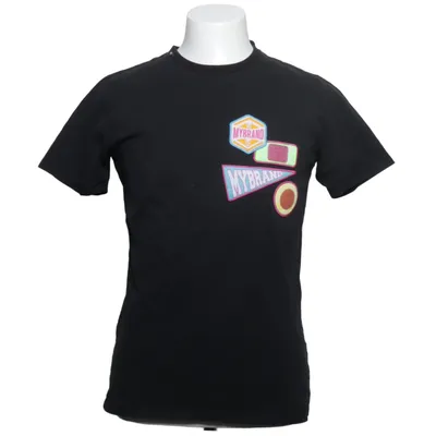 T-shirt (Noir) de My Brand Coton, Élasthane