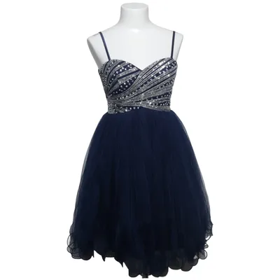Robe de cocktail (Bleu) de Quiz Élasthane, Polyamide, Polyester
