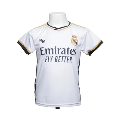 Maillot de football (Blanc, Bleu) de Real Madrid Polyester