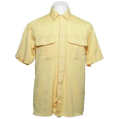 Chemise à manches courtes (Jaune) de Commander Coton, Polyester