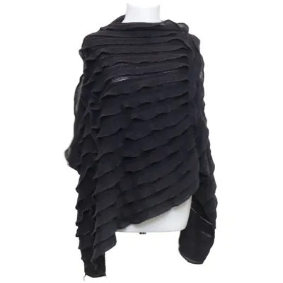 Poncho (Zwart) van Pieces Acryl