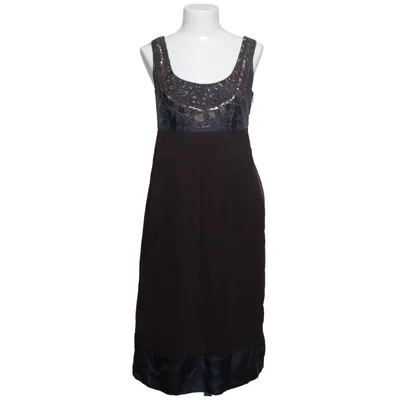 Jurk (Blauw, Bruin, Meerkleurig) van Malvin Polyester, Zijde