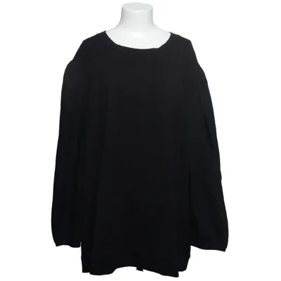 Lange mouwen shirt (Zwart) van Pure by Ulla Popken Elastaan, Organisch katoen