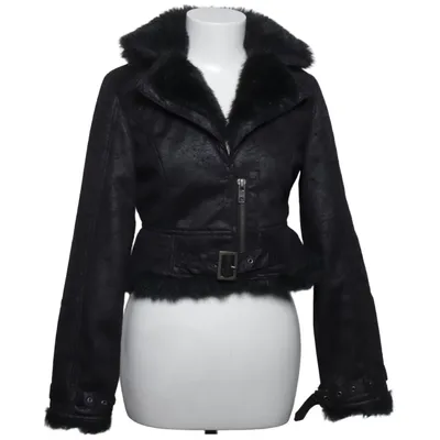Shearling jacket (Black) from Bay Acrylic, Polyester, Viscose