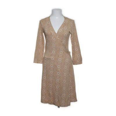 Omlottklänning (Beige, Flerfärgad) från Vera Velour Elastan, Viskos