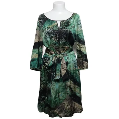Robe (Vert, Noir, Multicolore) de Demoy Élasthane, Soie
