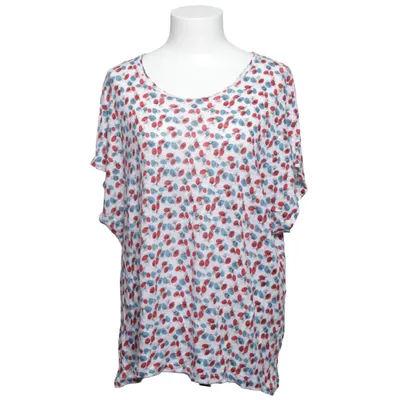 Top (Wit, Rood, Blauw) van Monoprix Femme Linnen