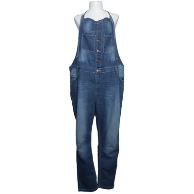 Hängselbyxor (Blå) från Janina Denim Bomull, Elastan, Polyester