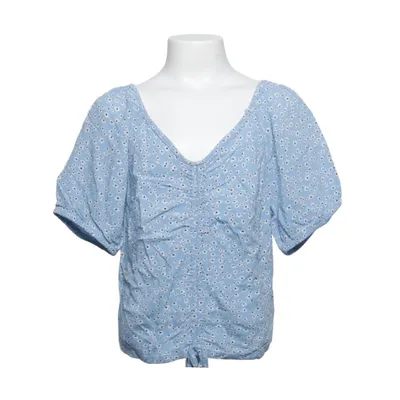 Crop top (Blue, White) from Lindex Kids Viscose