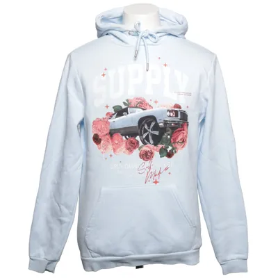 Kapuzenpullover (Blau) von Supply & Demand Baumwolle, Polyester