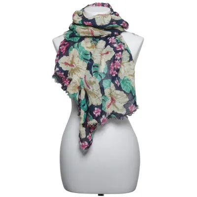 Shawl (Blue, Multicolored) from Benetton Linen, Viscose
