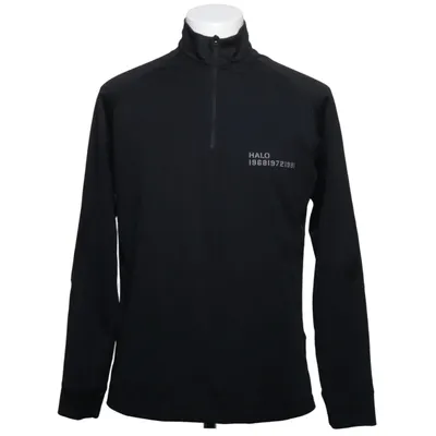 Collegetröja (Svart) från Halo Elastan, Polyester