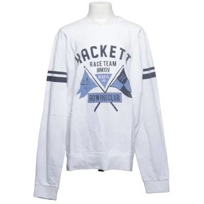 Sweatshirt (White, Blue) from Hackett London Cotton