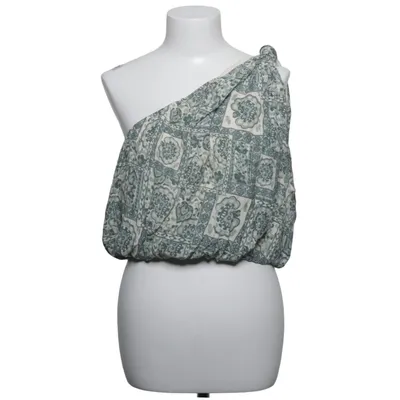 Crop top (Groen, Wit) van Abercrombie & Fitch Nylon, Viscose