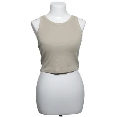 Tank Top (Beige) from Uniqlo Cotton, Elastane, Polyester