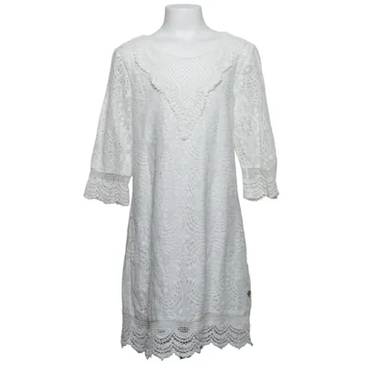 Robe (Blanc) de Ü by KappAhl Coton, Polyamide, Polyester