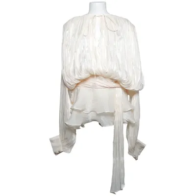 Blouse (Beige) de Sunfere Fibre métallique, Polyester