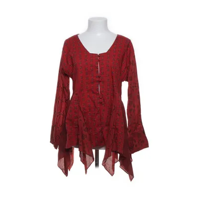 Blus (Röd, Brun, Flerfärgad) från Gudrun Sjödén Ekologisk bomull