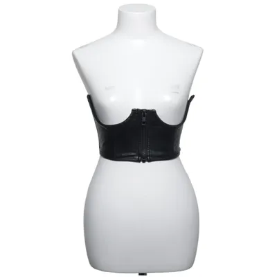 Top tube (Noir) de Poster Grl Coton, Élasthane, Polyester, Polyuréthane, Viscose