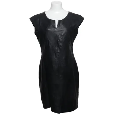 Leather dress (Black) from Stella Nova Leather, Polyester