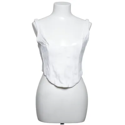 Crop top (Wit) van H&M x Brock Collection Katoen
