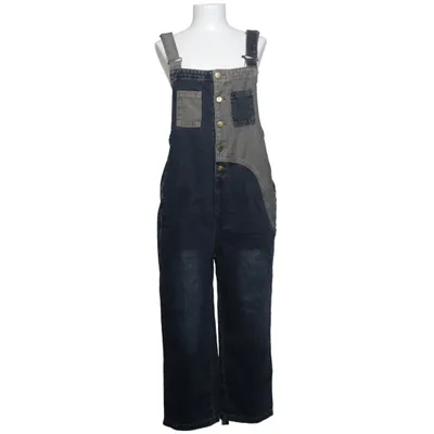 Salopette (Bleu, Gris) Coton, Polyester, Viscose