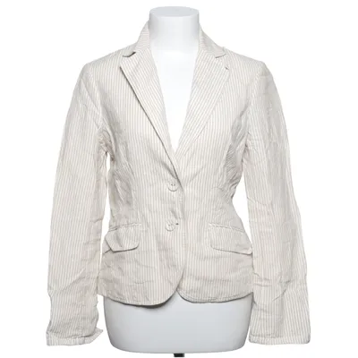 Kavaj (Beige, Vit) från ESPRIT Collection Bomull, Linne