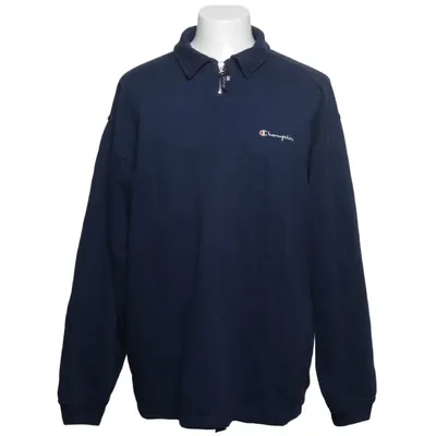 Sweatshirt (Bleu) de Champion Acrylique, Coton, Viscose