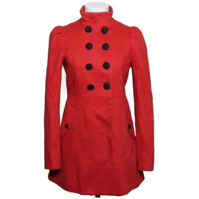 Frakke (Rød) fra Divided by H&M Bomuld, Polyester