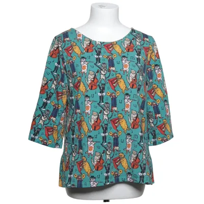 Blus (Grön, Flerfärgad) från Cissi och Selma Elastan, Ekologisk bomull