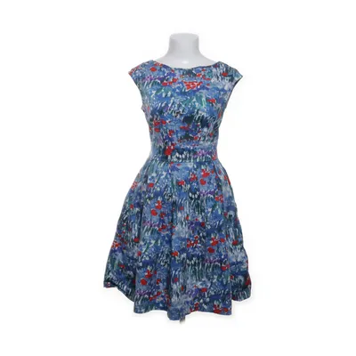 Omlottklänning (Blå, Flerfärgad) från Closet London Bomull, Elastan