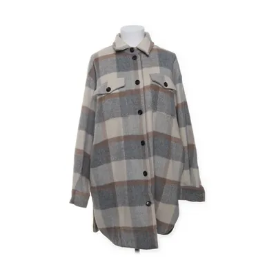 Överskjorta (Beige, Grå, Brun) från Stella Nova Polyester, Ull