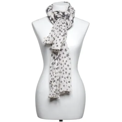 Shawl (Black, White) from KappAhl Cotton