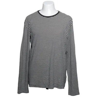 T-shirt à manches longues (Noir, Blanc) de Mads Nørgaard Coton