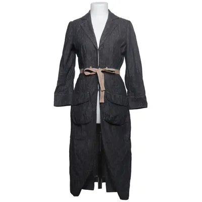 Coat (Blue) from Hoss Intropia Cotton, Linen