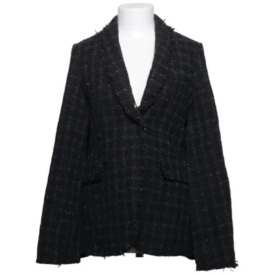 Blazer (Black, Gray, White) from Sonia Rykiel Cupro, Polyamide, Wool