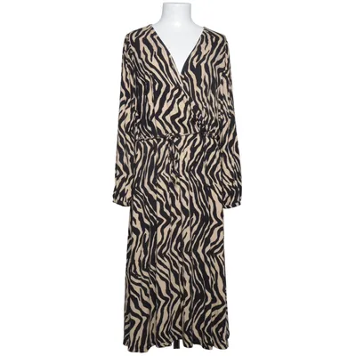 Maxikjole (Sort, Beige) fra Indiska Elastan, Viscose